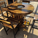 Mesa Cooler Rústica Peça Artesanal