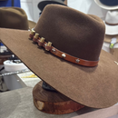 Chapéu 3 Cravos Casca de Bala Marrom